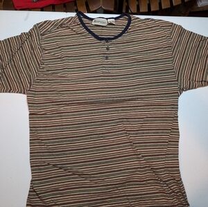 Vintage 90s Aeropostale Striped Shirt - Size Medium